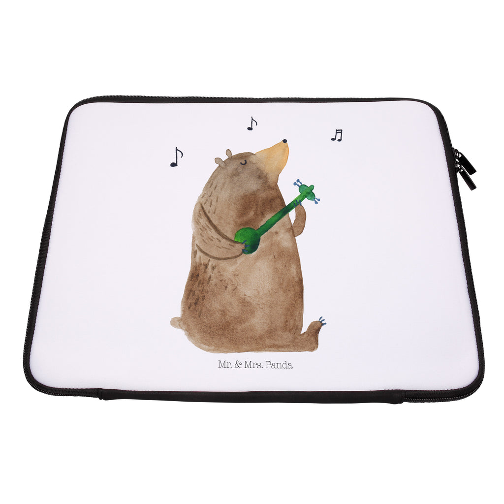 33 x 42 Notebook Tasche Bär Gitarre Notebook Tasche, Laptop, Computertasche, Tasche, Schutzhülle, Bär, Teddy, Teddybär