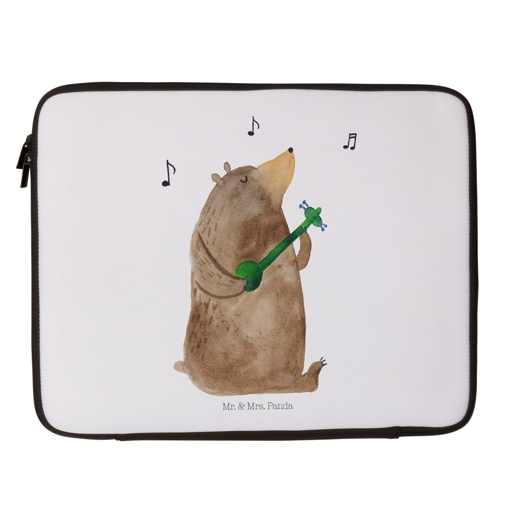 33 x 42 Notebook Tasche Bär Gitarre Notebook Tasche, Laptop, Computertasche, Tasche, Schutzhülle, Bär, Teddy, Teddybär