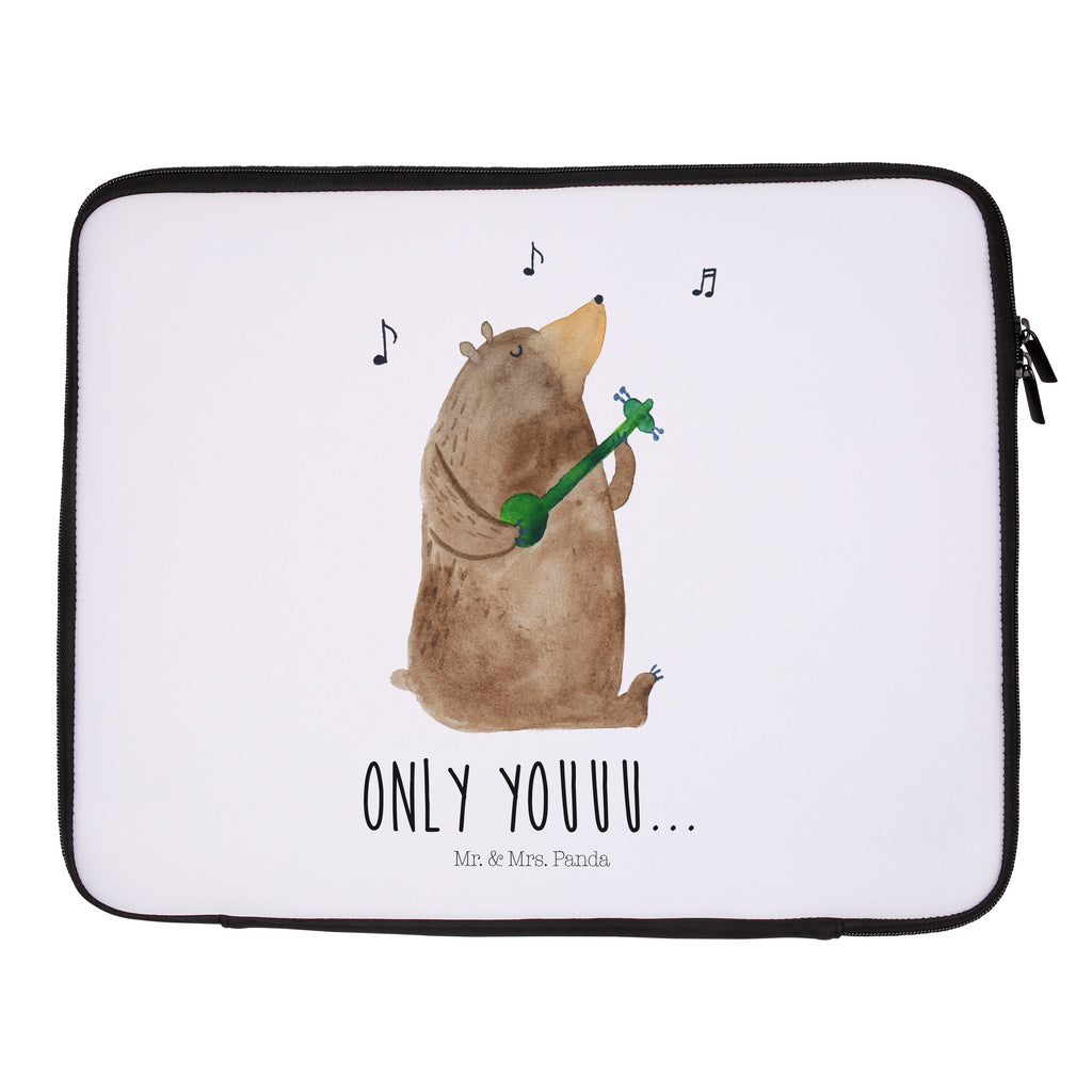 33 x 42 Notebook Tasche Bär Gitarre Notebook Tasche, Laptop, Computertasche, Tasche, Schutzhülle, Bär, Teddy, Teddybär