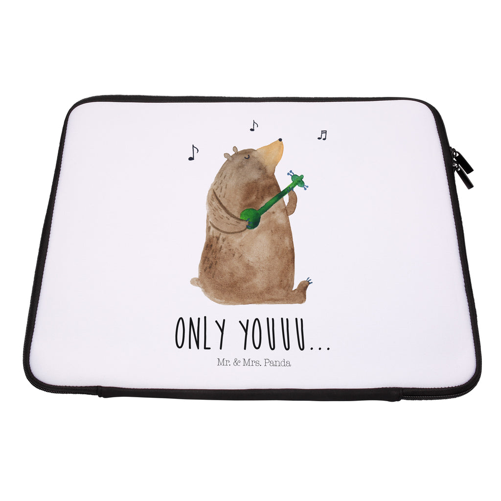 33 x 42 Notebook Tasche Bär Gitarre Notebook Tasche, Laptop, Computertasche, Tasche, Schutzhülle, Bär, Teddy, Teddybär