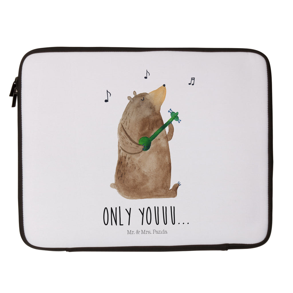 33 x 42 Notebook Tasche Bär Gitarre Notebook Tasche, Laptop, Computertasche, Tasche, Schutzhülle, Bär, Teddy, Teddybär
