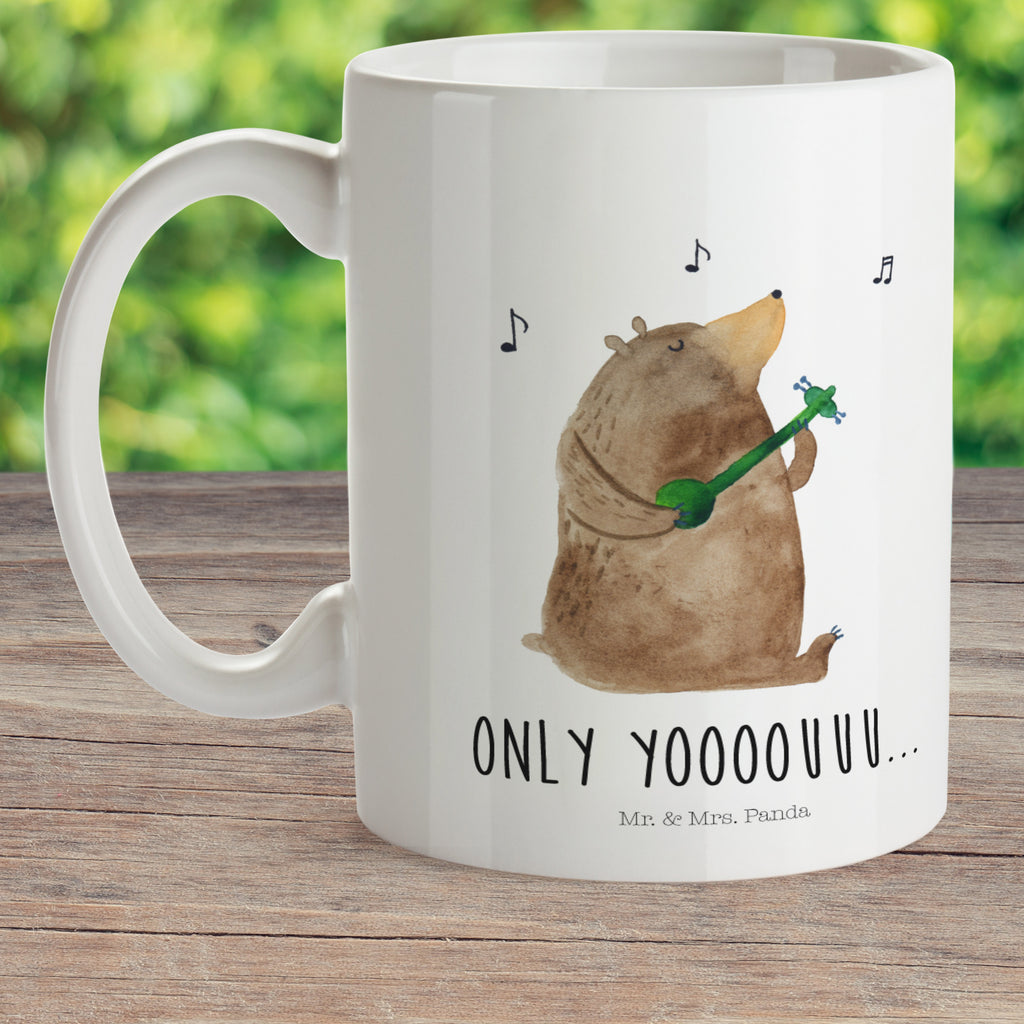 Kindertasse Bär Gitarre Kunststoff Tasse, Kindergarten, Tasse, Trinkbecher, Camping Becher, Kaffeetasse, Kunststoffbecher, Kindergartenbecher, Outdoorgeschirr, Kunststoffgeschirr, Reisebecher, Reisetasse, Kinderbecher, Bär, Teddy, Teddybär
