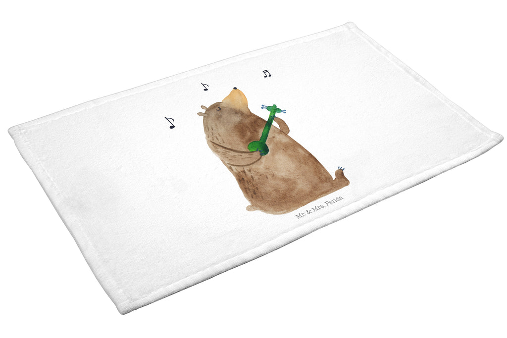 Gäste Handtuch Bär Gitarre Gästetuch, Reisehandtuch, Sport Handtuch, Frottier, Kinder Handtuch, Bär, Teddy, Teddybär