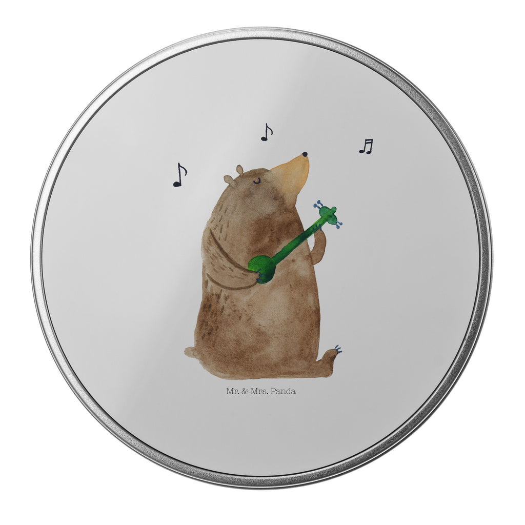 Blechdose rund Bär Gitarre Metalldose, Keksdose, Dose, Vorratsdose, Geschenkbox, Bär, Teddy, Teddybär