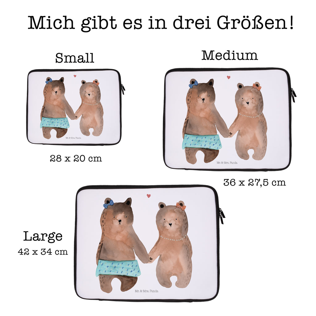 20 x 28 Notebook Tasche  Bär Freundin Notebook Tasche, Laptop, Computertasche, Tasche, Bär, Teddy, Teddybär, Bär Freundin Beste Freund Liebe Liebesbeweis Verliebt Kumpel Kumpeliene