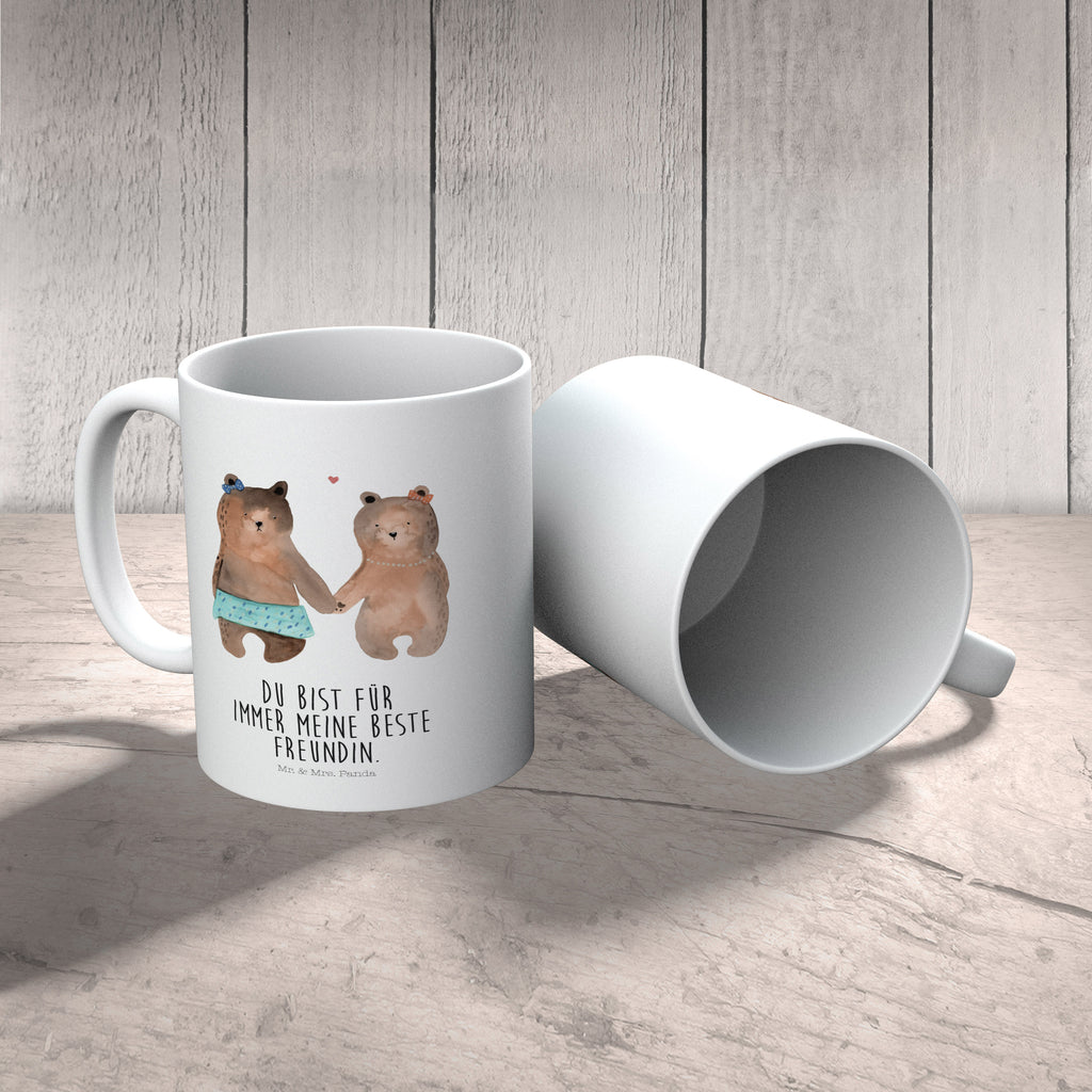 Kindertasse Bär Freundin Kunststoff Tasse, Kindergarten, Tasse, Trinkbecher, Camping Becher, Kaffeetasse, Kunststoffbecher, Kindergartenbecher, Outdoorgeschirr, Kunststoffgeschirr, Reisebecher, Reisetasse, Kinderbecher, Bär, Teddy, Teddybär, Bär Freundin Beste Freund Liebe Liebesbeweis Verliebt Kumpel Kumpeliene