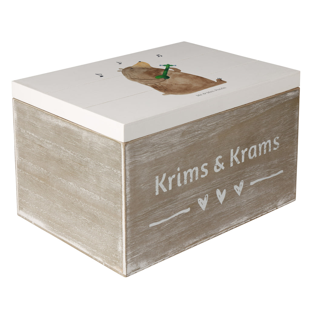 Holzkiste Bär Lied Holzkiste, Kiste, Schatzkiste, Truhe, Schatulle, XXL, Erinnerungsbox, Erinnerungskiste, Dekokiste, Aufbewahrungsbox, Bär, Teddy, Teddybär, Bärchen, Bear, Liebeslied, Lied, Song, Valentinstag, Valentine, Geschenk, Partner, Liebe, Freundin, Frau, Herz, Spruch