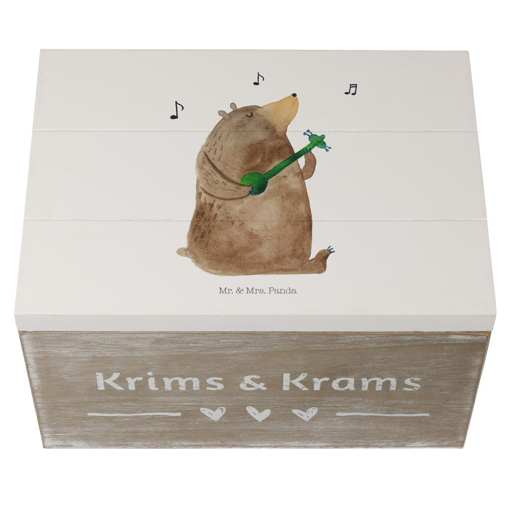 Holzkiste Bär Lied Holzkiste, Kiste, Schatzkiste, Truhe, Schatulle, XXL, Erinnerungsbox, Erinnerungskiste, Dekokiste, Aufbewahrungsbox, Bär, Teddy, Teddybär, Bärchen, Bear, Liebeslied, Lied, Song, Valentinstag, Valentine, Geschenk, Partner, Liebe, Freundin, Frau, Herz, Spruch