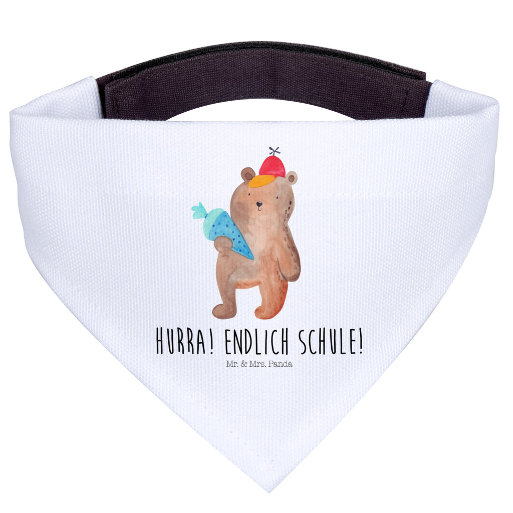 Hundehalstuch L Bär mit Schultüte Hundehalstuch, Halstuch, Hunde, Tuch, groß, große Hunde, Bär, Teddy, Teddybär, Bär Motiv, Schultüte, Erster Schultag Geschenk, Einschulung Geschenk, Schule Geschenk, Grundschule, Schulanfang, Schulbeginn