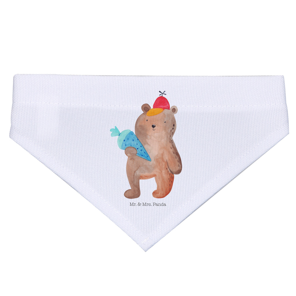 Hundehalstuch L Bär mit Schultüte Hundehalstuch, Halstuch, Hunde, Tuch, groß, große Hunde, Bär, Teddy, Teddybär, Bär Motiv, Schultüte, Erster Schultag Geschenk, Einschulung Geschenk, Schule Geschenk, Grundschule, Schulanfang, Schulbeginn