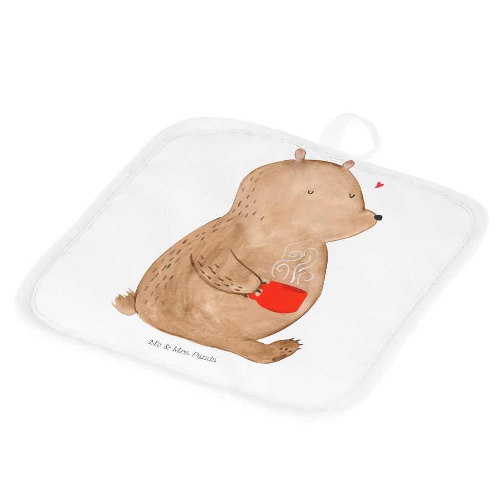 2er Set Topflappen  Bär Kaffee Topflappen, Topfuntersetzer, Ofenhandschuh, Topflappen Set, Topflappen lustig, Topflappen mit Spruch, Bär, Teddy, Teddybär, Kaffee, Coffee, Bären, guten Morgen, Morgenroutine, Welt erobern, Welt retten, Motivation