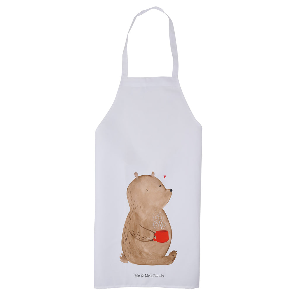 Kochschürze Bär Kaffee Schürze, Backschürze, Küchenschürze, Grillschürze, Latzschürze, Bär, Teddy, Teddybär, Kaffee, Coffee, Bären, guten Morgen, Morgenroutine, Welt erobern, Welt retten, Motivation