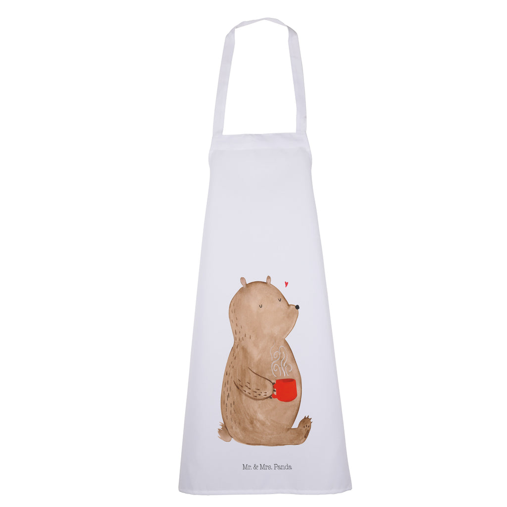 Kochschürze Bär Kaffee Schürze, Backschürze, Küchenschürze, Grillschürze, Latzschürze, Bär, Teddy, Teddybär, Kaffee, Coffee, Bären, guten Morgen, Morgenroutine, Welt erobern, Welt retten, Motivation