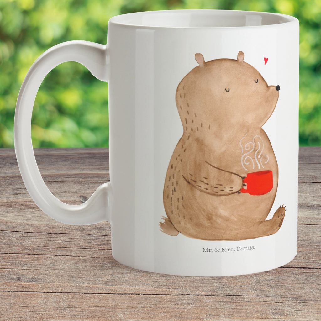 Kindertasse Bär Kaffee Kunststoff Tasse, Kindergarten, Tasse, Trinkbecher, Camping Becher, Kaffeetasse, Kunststoffbecher, Kindergartenbecher, Outdoorgeschirr, Kunststoffgeschirr, Reisebecher, Reisetasse, Kinderbecher, Bär, Teddy, Teddybär, Kaffee, Coffee, Bären, guten Morgen, Morgenroutine, Welt erobern, Welt retten, Motivation