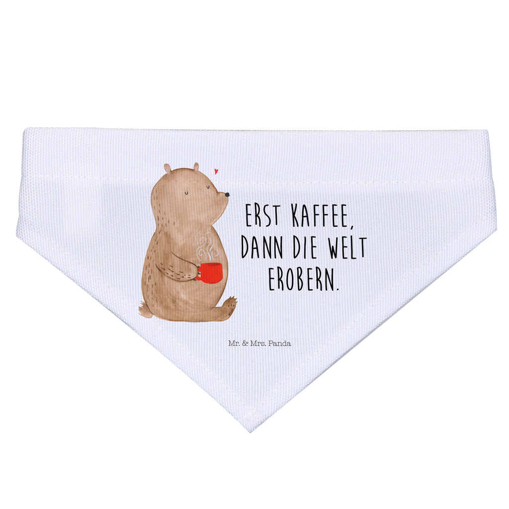 Hundehalstuch L Bär Kaffee Hundehalstuch, Halstuch, Hunde, Tuch, groß, große Hunde, Bär, Teddy, Teddybär, Kaffee, Coffee, Bären, guten Morgen, Morgenroutine, Welt erobern, Welt retten, Motivation