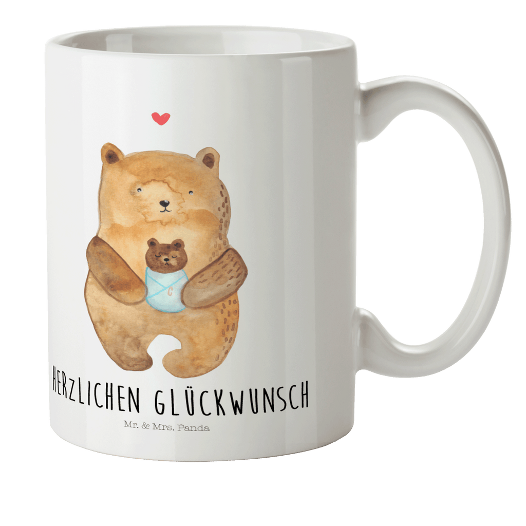 Kindertasse Bär mit Baby Kunststoff Tasse, Kindergarten, Tasse, Trinkbecher, Camping Becher, Kaffeetasse, Kunststoffbecher, Kindergartenbecher, Outdoorgeschirr, Kunststoffgeschirr, Reisebecher, Reisetasse, Kinderbecher, Bär, Teddy, Teddybär, Eltern, Mutter, Baby, Taufe, Geburt, Nichte, Neffe, Enkel, Enkelin, Täufling, Geburtstag, Glückwunsch