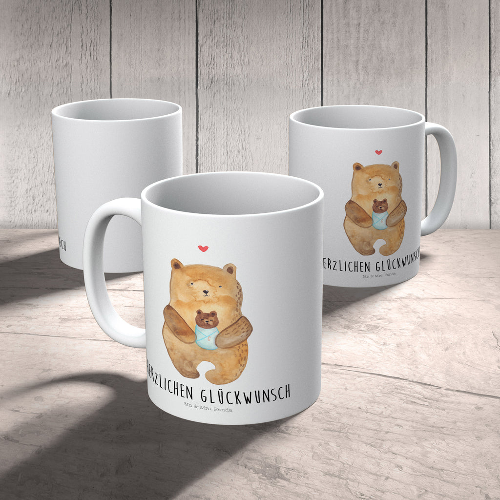Kindertasse Bär mit Baby Kunststoff Tasse, Kindergarten, Tasse, Trinkbecher, Camping Becher, Kaffeetasse, Kunststoffbecher, Kindergartenbecher, Outdoorgeschirr, Kunststoffgeschirr, Reisebecher, Reisetasse, Kinderbecher, Bär, Teddy, Teddybär, Eltern, Mutter, Baby, Taufe, Geburt, Nichte, Neffe, Enkel, Enkelin, Täufling, Geburtstag, Glückwunsch