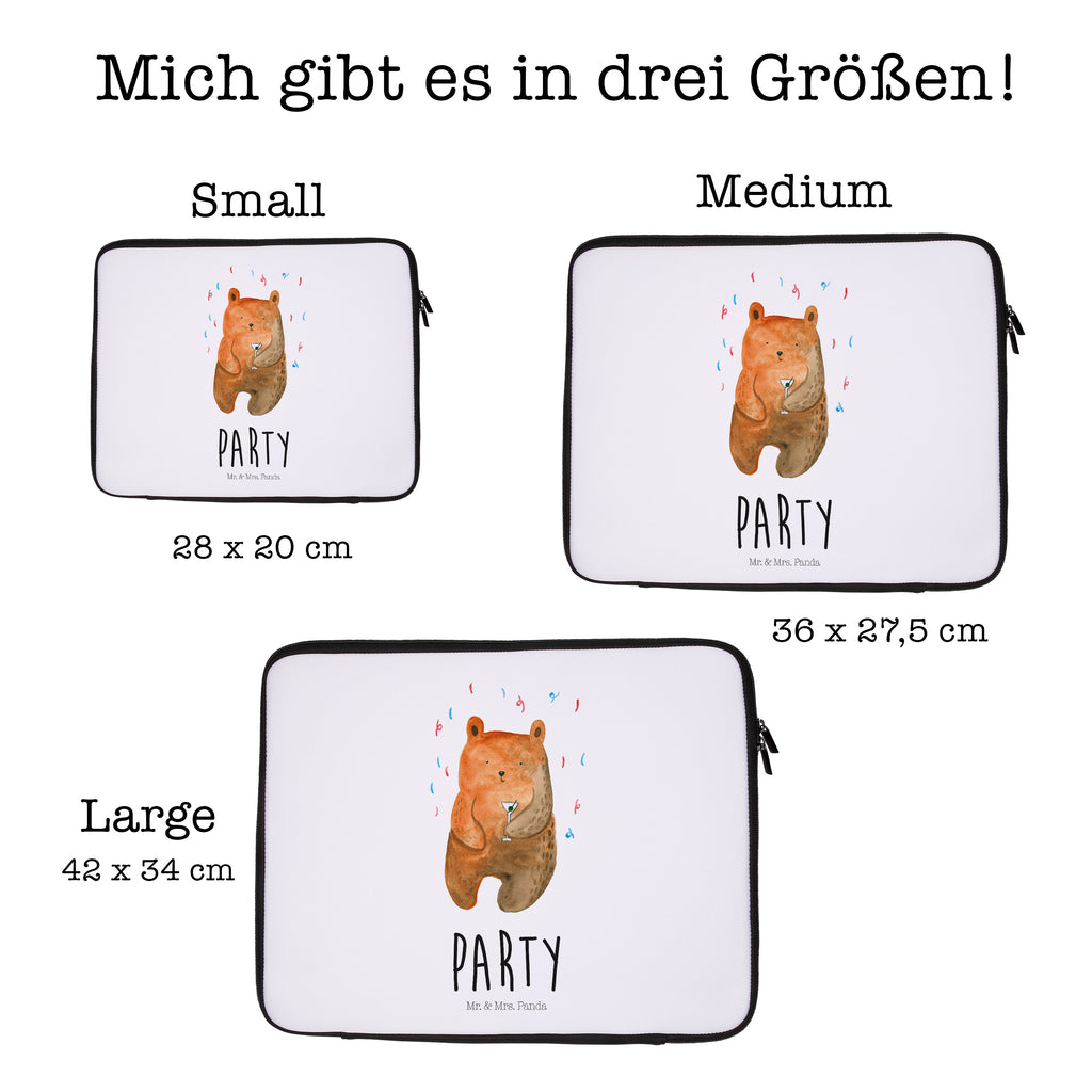 20 x 28 Notebook Tasche  Bär Party Notebook Tasche, Laptop, Computertasche, Tasche, Bär, Teddy, Teddybär, Geburtstag, Geburtstagsgeschenk, Geschenk, Party, Feiern, Abfeiern, Mitbringsel, Gute Laune, Lustig