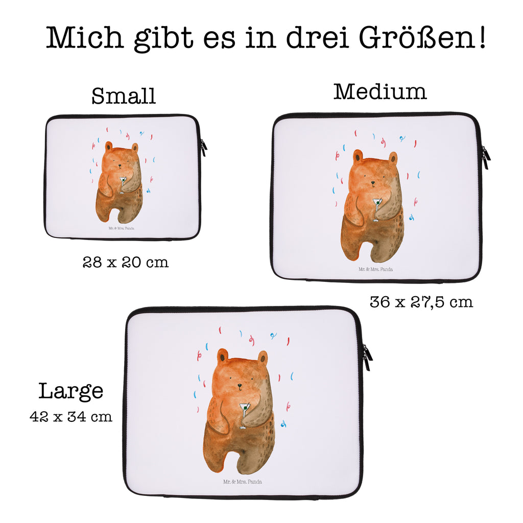 20 x 28 Notebook Tasche  Bär Party Notebook Tasche, Laptop, Computertasche, Tasche, Bär, Teddy, Teddybär, Geburtstag, Geburtstagsgeschenk, Geschenk, Party, Feiern, Abfeiern, Mitbringsel, Gute Laune, Lustig