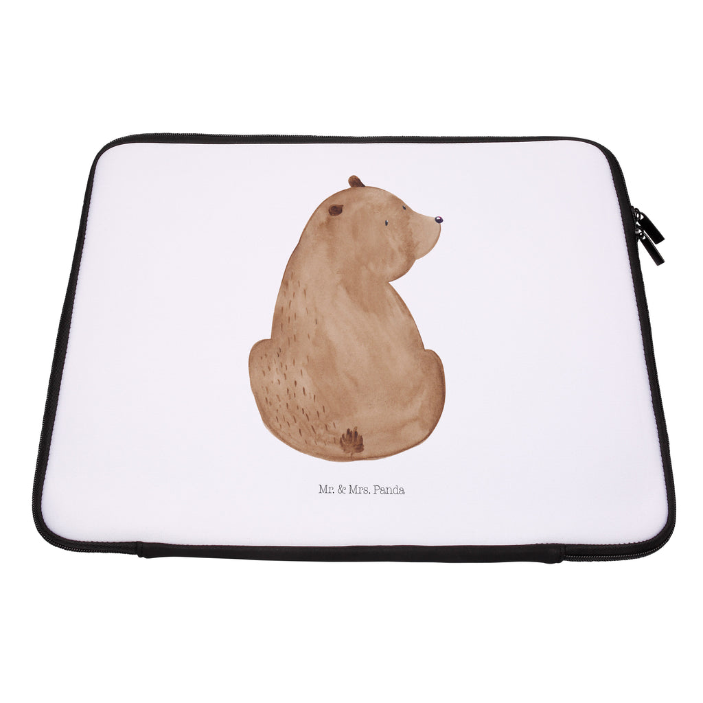 20 x 28 Notebook Tasche  Bär Schulterblick Notebook Tasche, Laptop, Computertasche, Tasche, Bär, Teddy, Teddybär, Selbstachtung, Weltansicht, Motivation, Bären, Bärenliebe, Weisheit