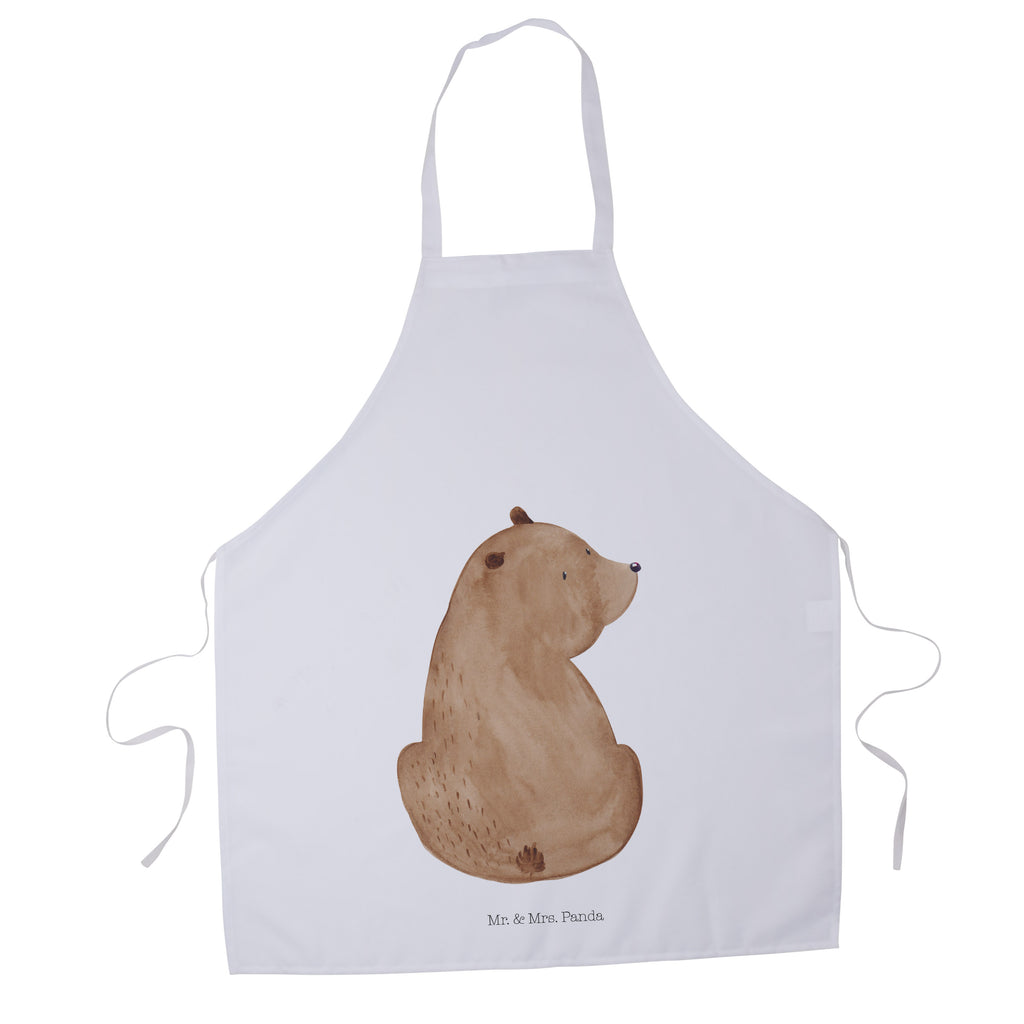 Kochschürze Bär Schulterblick Schürze, Backschürze, Küchenschürze, Grillschürze, Latzschürze, Bär, Teddy, Teddybär, Selbstachtung, Weltansicht, Motivation, Bären, Bärenliebe, Weisheit
