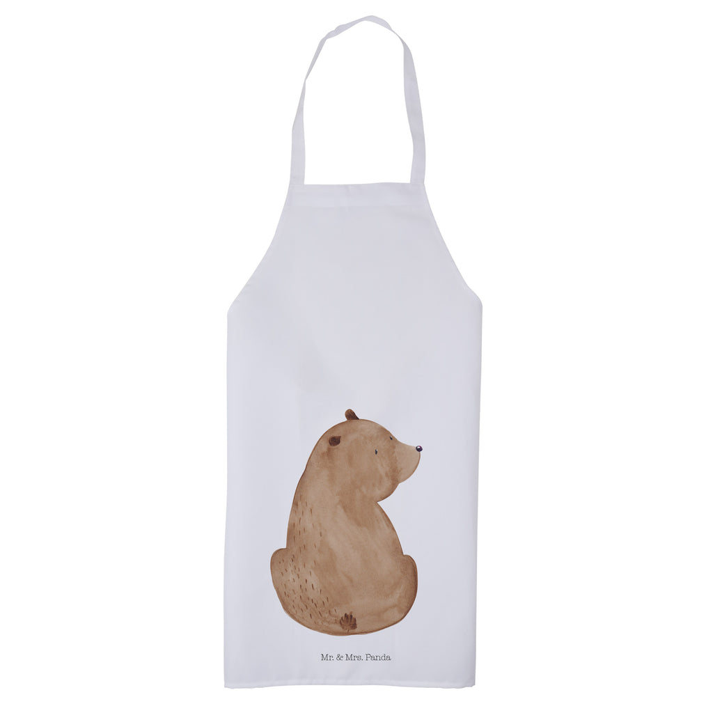 Kochschürze Bär Schulterblick Schürze, Backschürze, Küchenschürze, Grillschürze, Latzschürze, Bär, Teddy, Teddybär, Selbstachtung, Weltansicht, Motivation, Bären, Bärenliebe, Weisheit