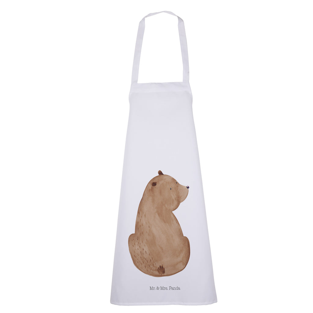 Kochschürze Bär Schulterblick Schürze, Backschürze, Küchenschürze, Grillschürze, Latzschürze, Bär, Teddy, Teddybär, Selbstachtung, Weltansicht, Motivation, Bären, Bärenliebe, Weisheit