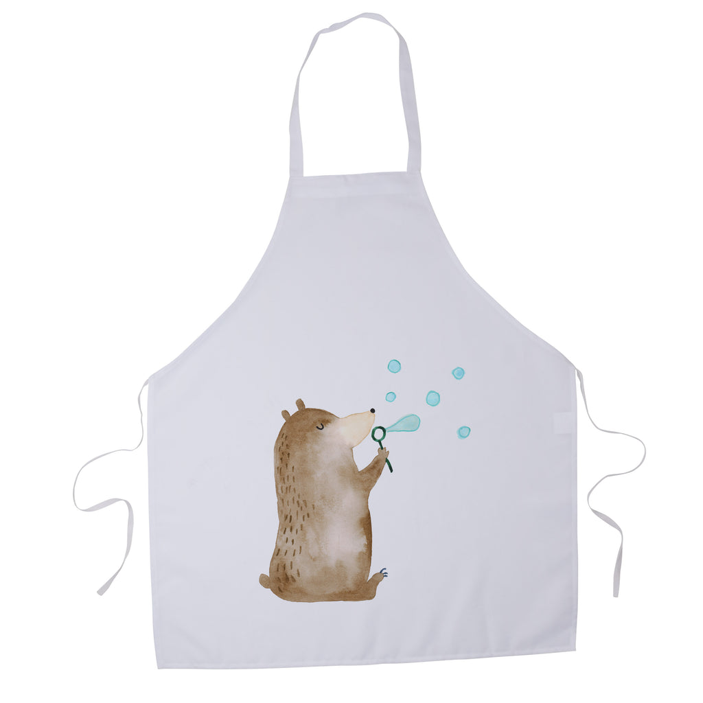Kochschürze Bär Seifenblasen Schürze, Backschürze, Küchenschürze, Grillschürze, Latzschürze, Bär, Teddy, Teddybär, Seifenblasen Bär Lustig Sein Glücklich Traurig Happy
