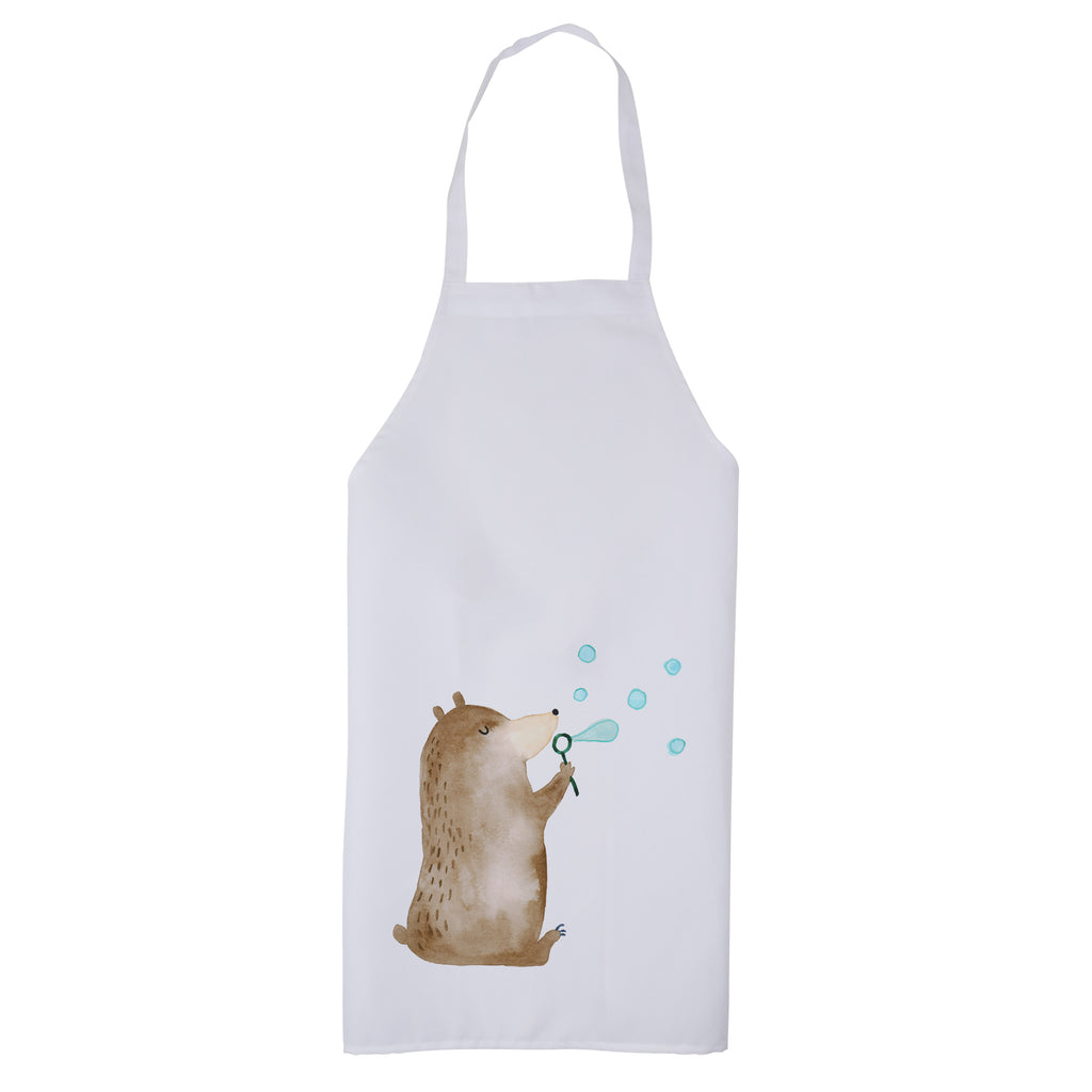Kochschürze Bär Seifenblasen Schürze, Backschürze, Küchenschürze, Grillschürze, Latzschürze, Bär, Teddy, Teddybär, Seifenblasen Bär Lustig Sein Glücklich Traurig Happy