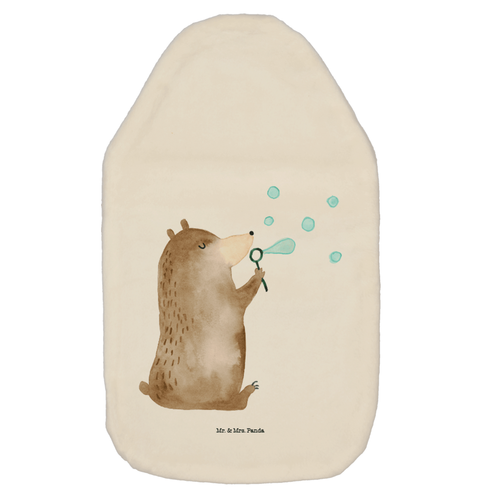 Wärmflasche Bär Seifenblasen Wärmekissen, Kinderwärmflasche, Körnerkissen, Wärmflaschenbezug, Wärmflasche mit Bezug, Bär, Teddy, Teddybär, Seifenblasen Bär Lustig Sein Glücklich Traurig Happy