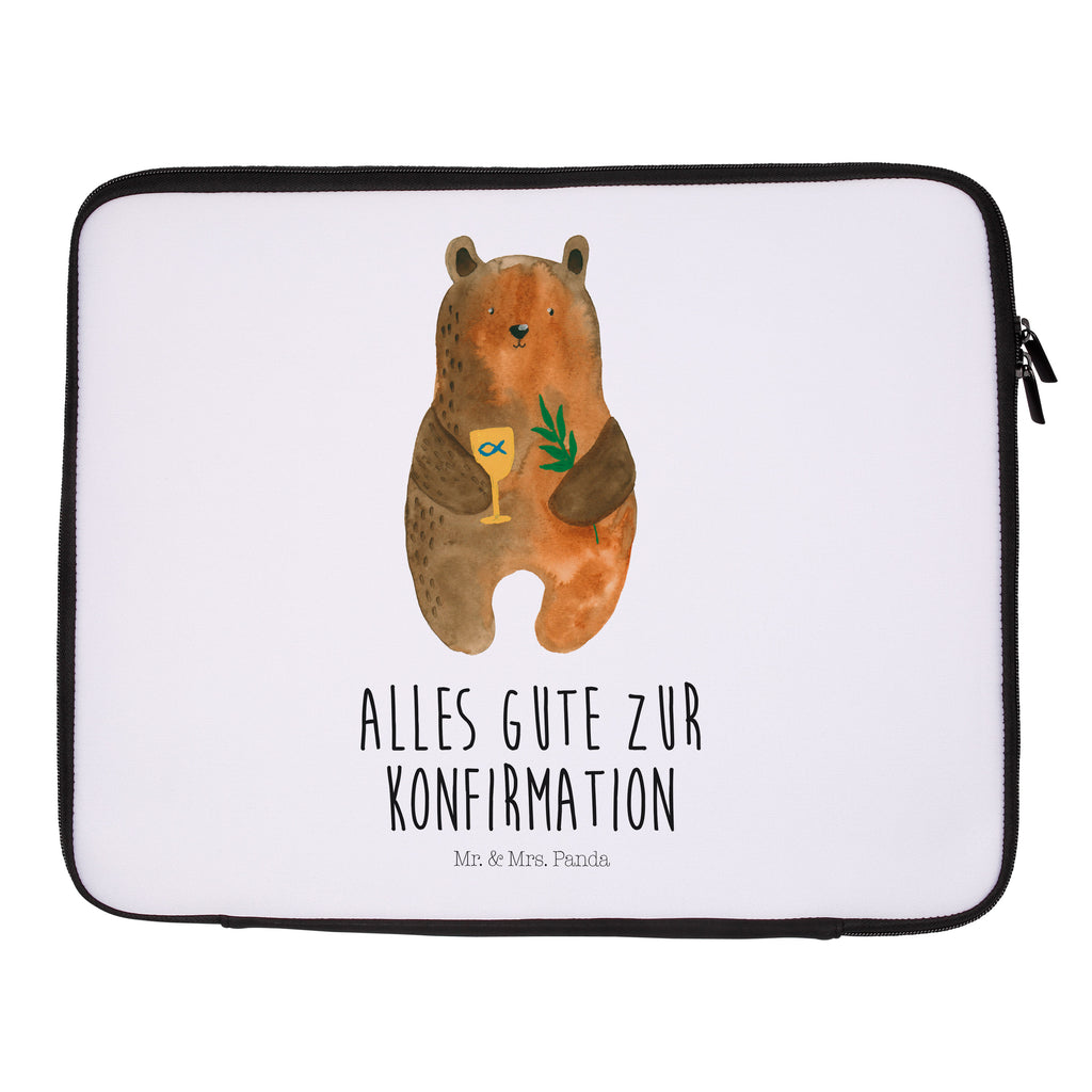 20 x 28 Notebook Tasche  Konfirmation-Bär Notebook Tasche, Laptop, Computertasche, Tasche, Bär, Teddy, Teddybär, Konfirmation, Kirche, evangelisch, Gottesdienst