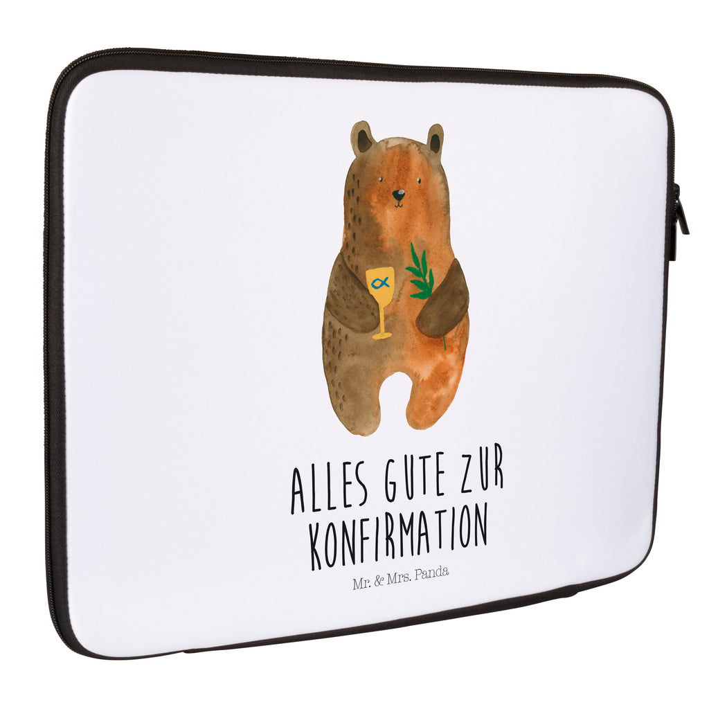 20 x 28 Notebook Tasche  Konfirmation-Bär Notebook Tasche, Laptop, Computertasche, Tasche, Bär, Teddy, Teddybär, Konfirmation, Kirche, evangelisch, Gottesdienst
