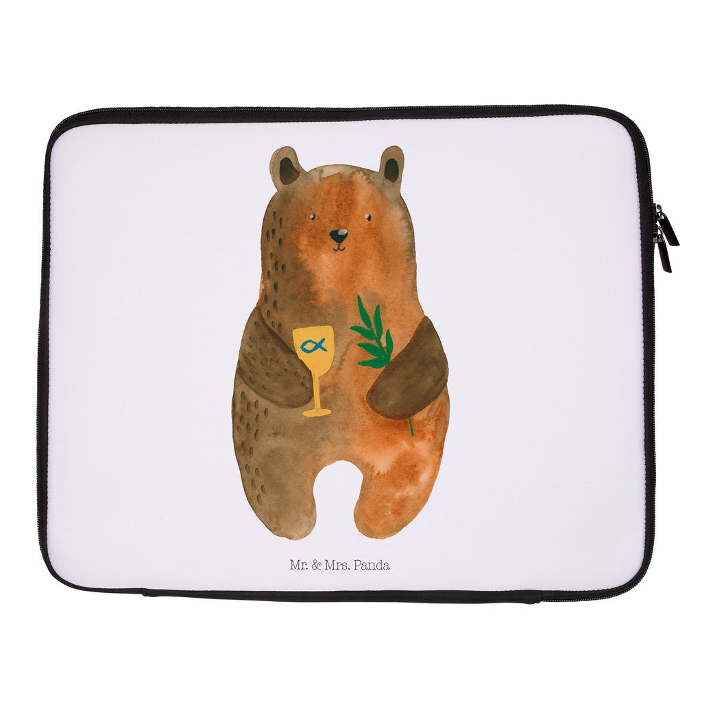 20 x 28 Notebook Tasche  Konfirmation-Bär Notebook Tasche, Laptop, Computertasche, Tasche, Bär, Teddy, Teddybär, Konfirmation, Kirche, evangelisch, Gottesdienst