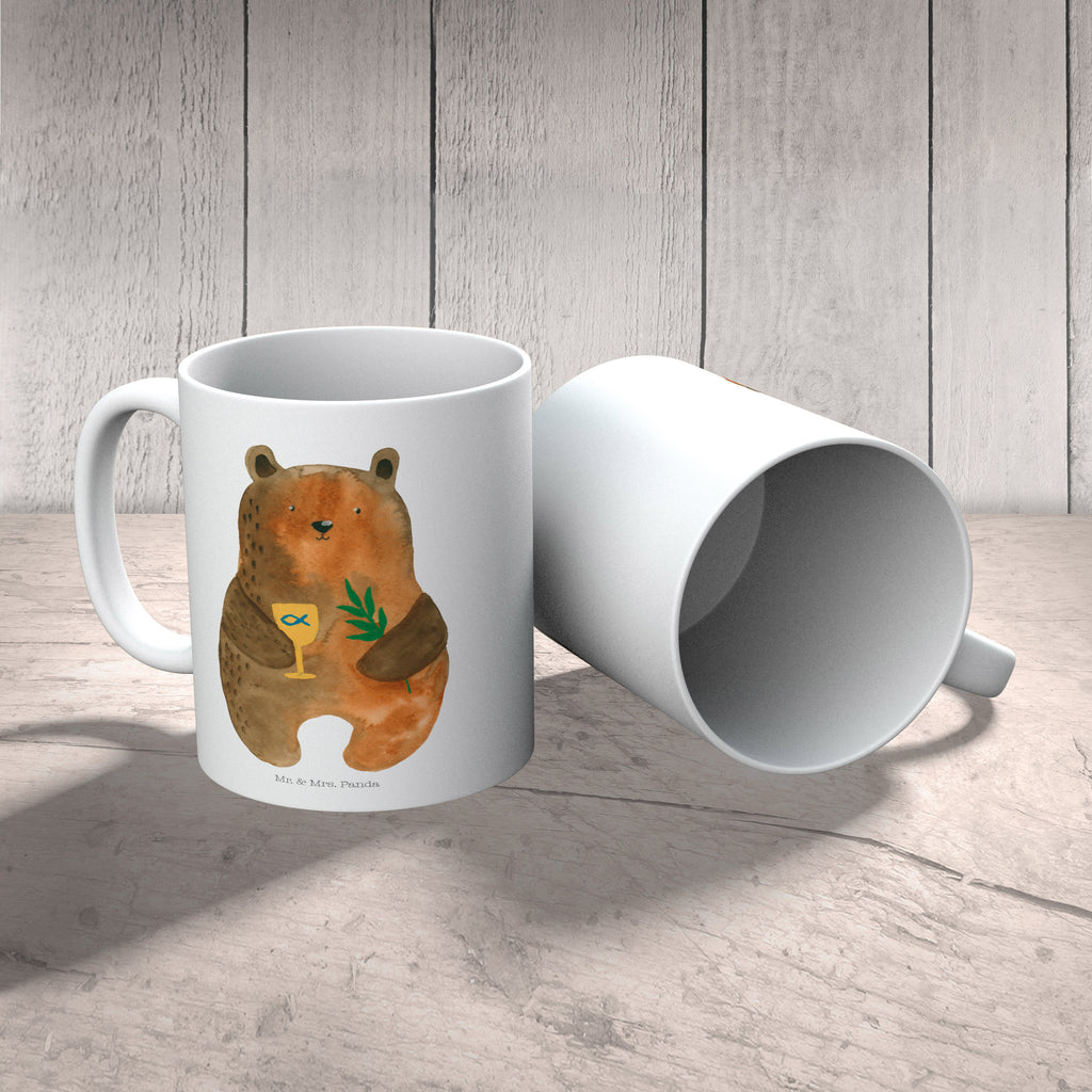 Kindertasse Konfirmation-Bär Kunststoff Tasse, Kindergarten, Tasse, Trinkbecher, Camping Becher, Kaffeetasse, Kunststoffbecher, Kindergartenbecher, Outdoorgeschirr, Kunststoffgeschirr, Reisebecher, Reisetasse, Kinderbecher, Bär, Teddy, Teddybär, Konfirmation, Kirche, evangelisch, Gottesdienst