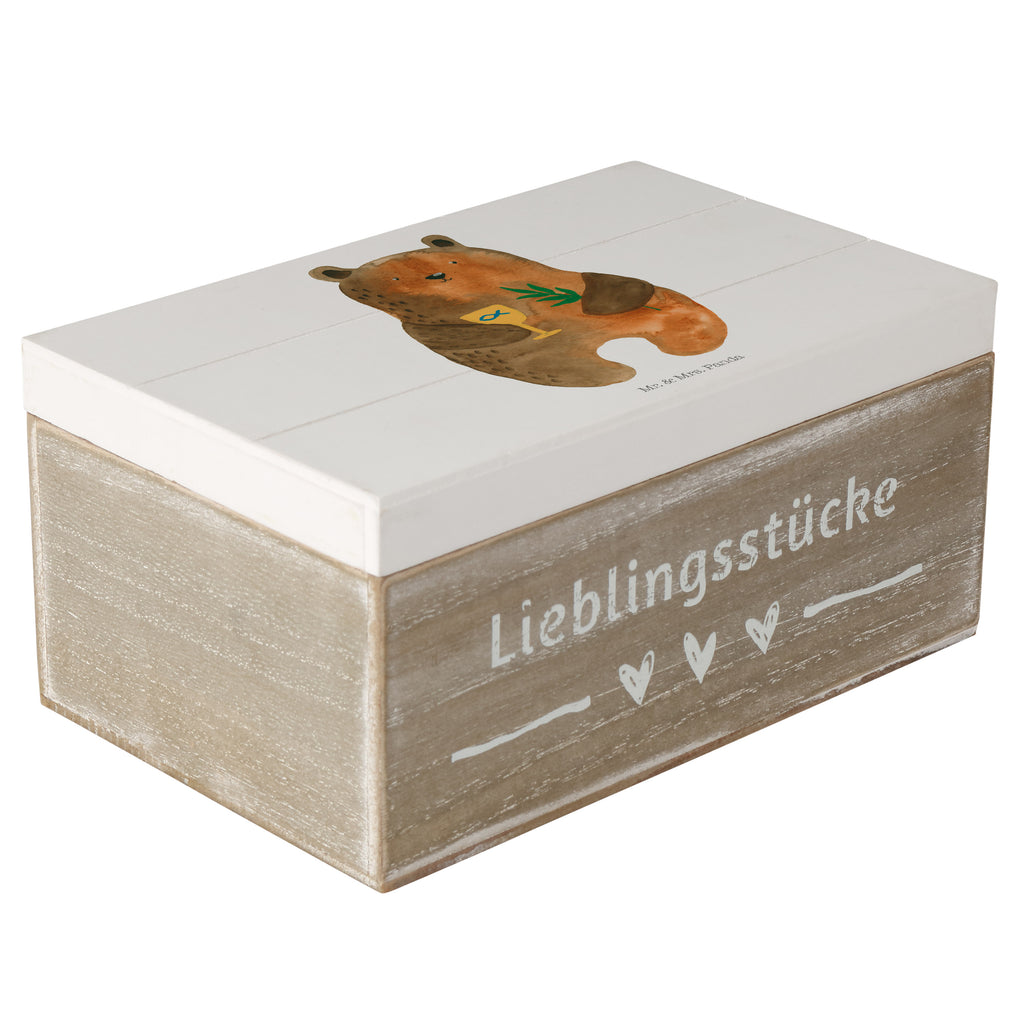Holzkiste Konfirmation-Bär Holzkiste, Kiste, Schatzkiste, Truhe, Schatulle, XXL, Erinnerungsbox, Erinnerungskiste, Dekokiste, Aufbewahrungsbox, Bär, Teddy, Teddybär, Konfirmation, Kirche, evangelisch, Gottesdienst