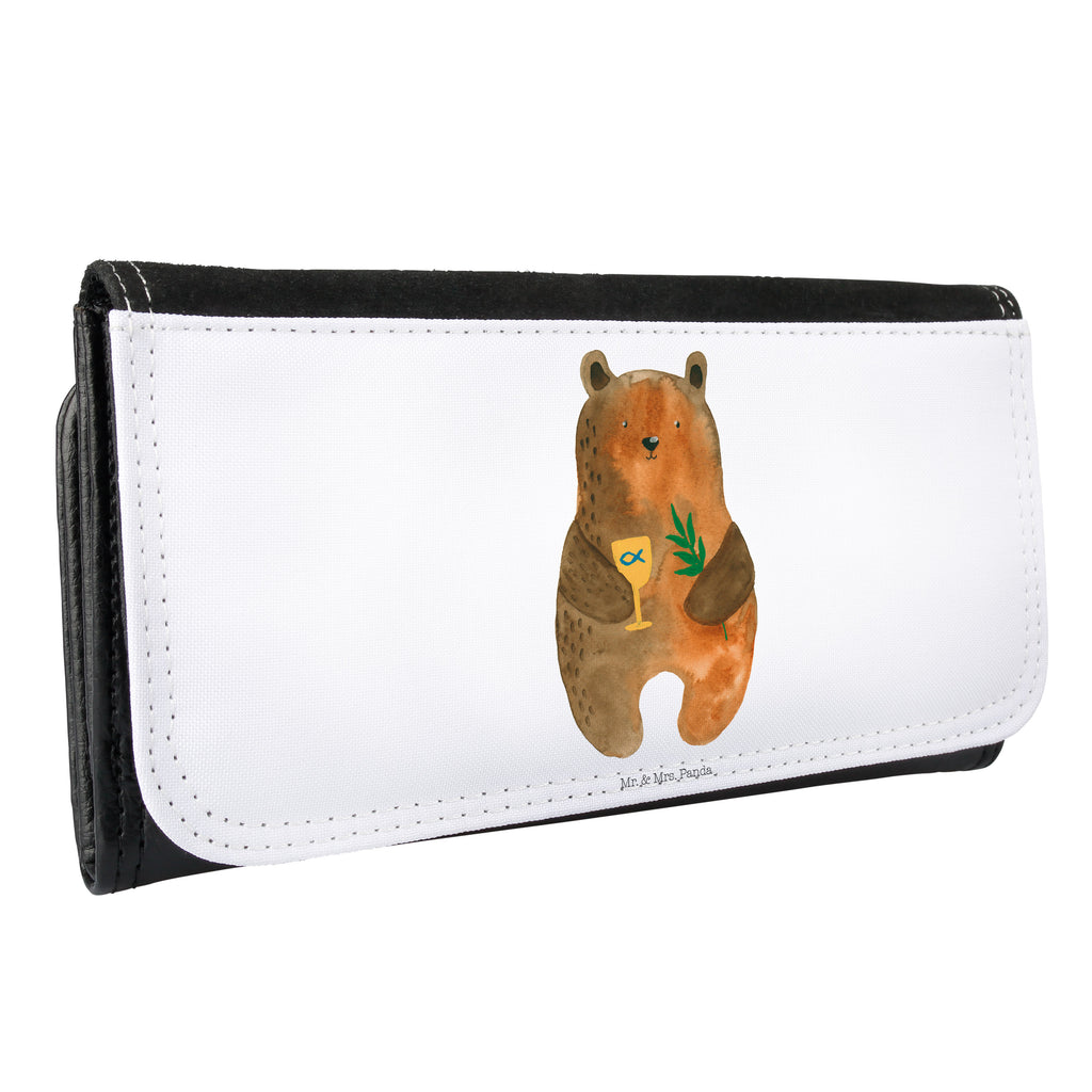 Damen Portemonnaie Konfirmation-Bär Portemonnaie, Portemonee, Geldbörse, Damen, Groß, XXL, Geldbeutel, Portemonnaies, Bär, Teddy, Teddybär, Konfirmation, Kirche, evangelisch, Gottesdienst