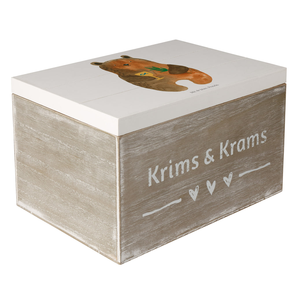 Holzkiste Konfirmation-Bär Holzkiste, Kiste, Schatzkiste, Truhe, Schatulle, XXL, Erinnerungsbox, Erinnerungskiste, Dekokiste, Aufbewahrungsbox, Bär, Teddy, Teddybär, Konfirmation, Kirche, evangelisch, Gottesdienst