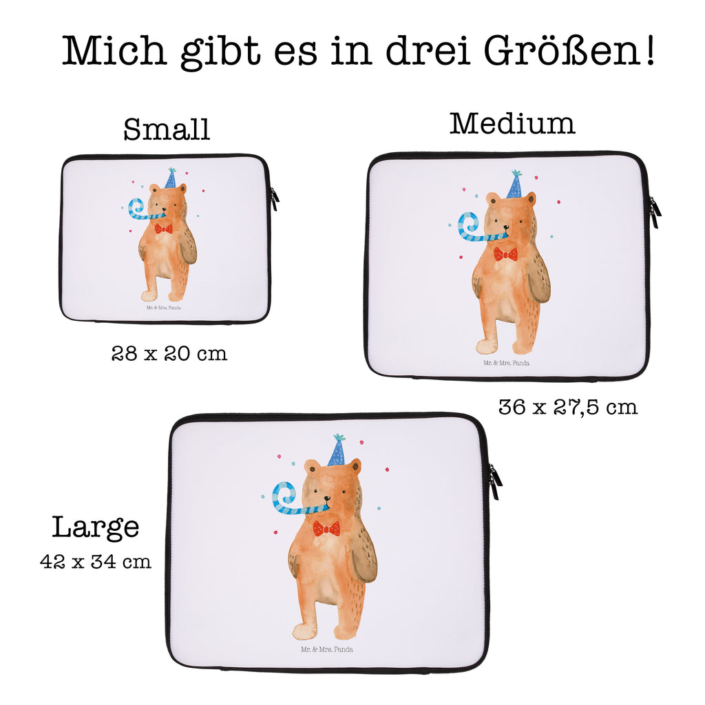 20 x 28 Notebook Tasche  Birthday Bär Notebook Tasche, Laptop, Computertasche, Tasche, Bär, Teddy, Teddybär, Happy Birthday, Alles Gute, Glückwunsch, Geburtstag
