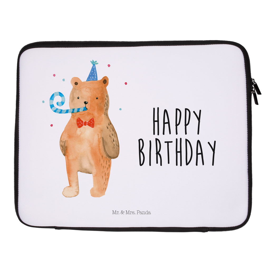 20 x 28 Notebook Tasche  Birthday Bär Notebook Tasche, Laptop, Computertasche, Tasche, Bär, Teddy, Teddybär, Happy Birthday, Alles Gute, Glückwunsch, Geburtstag