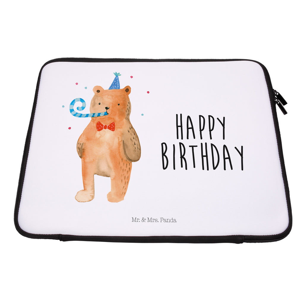 20 x 28 Notebook Tasche  Birthday Bär Notebook Tasche, Laptop, Computertasche, Tasche, Bär, Teddy, Teddybär, Happy Birthday, Alles Gute, Glückwunsch, Geburtstag