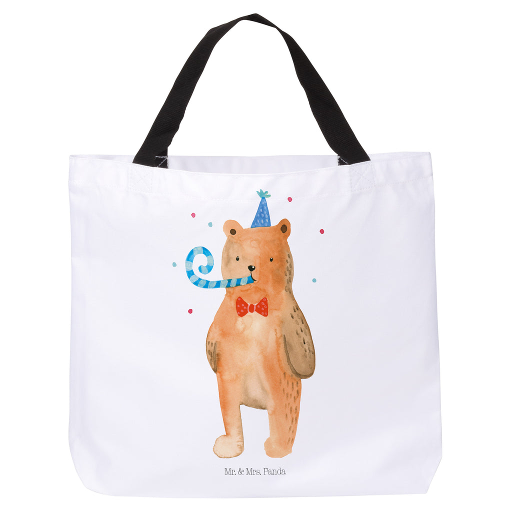 Shopper Birthday Bär Beutel, Einkaufstasche, Tasche, Strandtasche, Einkaufsbeutel, Shopper, Schultasche, Freizeittasche, Tragebeutel, Schulbeutel, Alltagstasche, Bär, Teddy, Teddybär, Happy Birthday, Alles Gute, Glückwunsch, Geburtstag