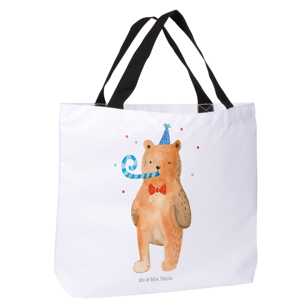 Shopper Birthday Bär Beutel, Einkaufstasche, Tasche, Strandtasche, Einkaufsbeutel, Shopper, Schultasche, Freizeittasche, Tragebeutel, Schulbeutel, Alltagstasche, Bär, Teddy, Teddybär, Happy Birthday, Alles Gute, Glückwunsch, Geburtstag