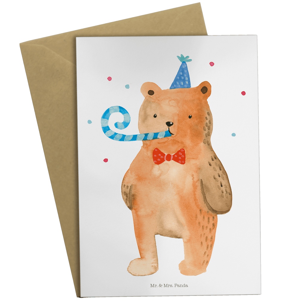Grußkarte Birthday Bär Klappkarte, Einladungskarte, Glückwunschkarte, Hochzeitskarte, Geburtstagskarte, Karte, Bär, Teddy, Teddybär, Happy Birthday, Alles Gute, Glückwunsch, Geburtstag