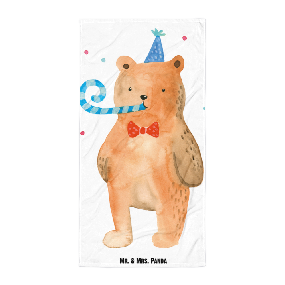 XL Badehandtuch Birthday Bär Handtuch, Badetuch, Duschtuch, Strandtuch, Saunatuch, Bär, Teddy, Teddybär, Happy Birthday, Alles Gute, Glückwunsch, Geburtstag