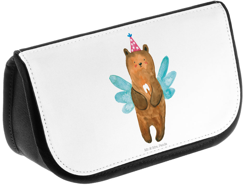 Kosmetiktasche Zahnfee Bär Kosmetikbeutel, Kulturtasche, Kulturbeutel, Schminktasche, Make-Up Tasche, Bär, Teddy, Teddybär, Zahnfee, Fee, Milchzahn, Erster Zahn