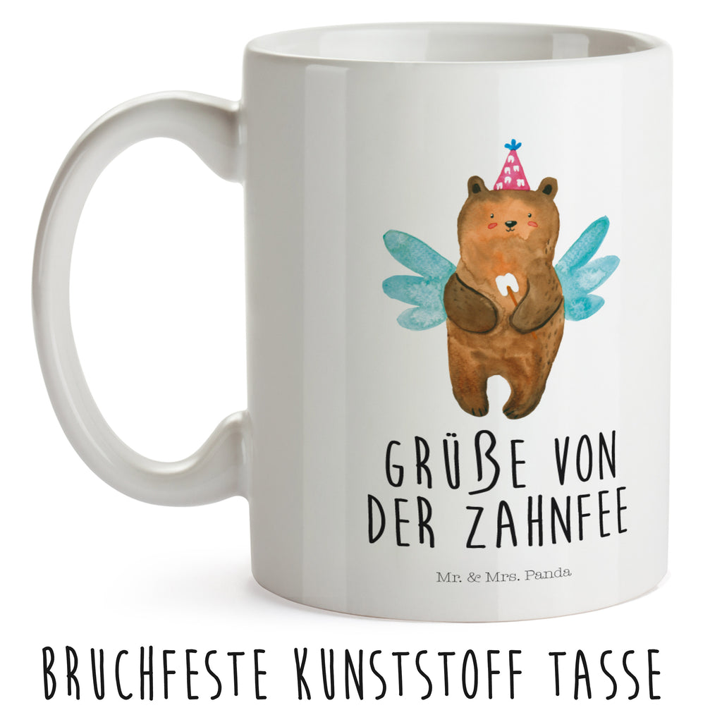 Kindertasse Zahnfee Bär Kunststoff Tasse, Kindergarten, Tasse, Trinkbecher, Camping Becher, Kaffeetasse, Kunststoffbecher, Kindergartenbecher, Outdoorgeschirr, Kunststoffgeschirr, Reisebecher, Reisetasse, Kinderbecher, Bär, Teddy, Teddybär, Zahnfee, Fee, Milchzahn, Erster Zahn