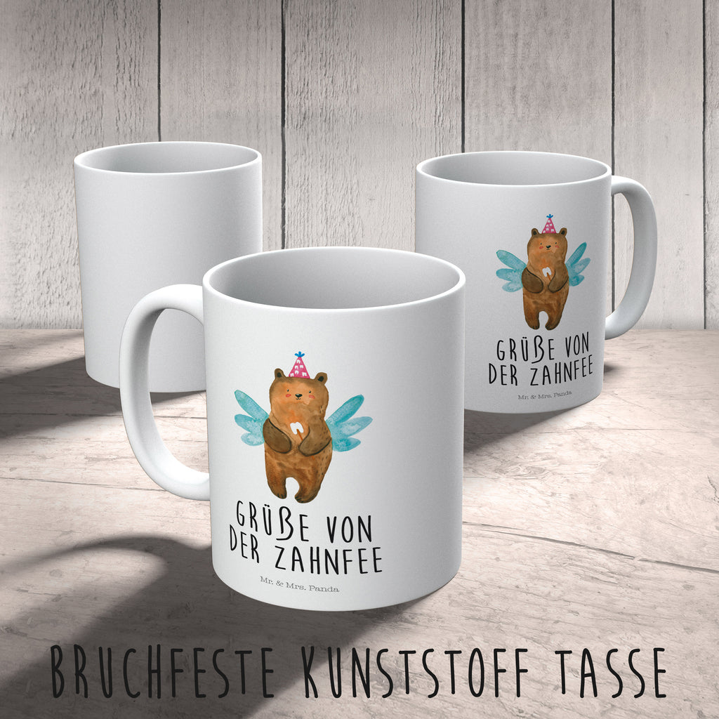Kindertasse Zahnfee Bär Kunststoff Tasse, Kindergarten, Tasse, Trinkbecher, Camping Becher, Kaffeetasse, Kunststoffbecher, Kindergartenbecher, Outdoorgeschirr, Kunststoffgeschirr, Reisebecher, Reisetasse, Kinderbecher, Bär, Teddy, Teddybär, Zahnfee, Fee, Milchzahn, Erster Zahn