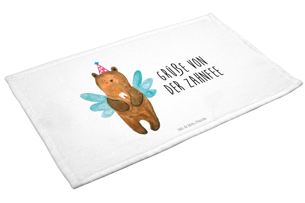 Gäste Handtuch Zahnfee Bär Gästetuch, Reisehandtuch, Sport Handtuch, Frottier, Kinder Handtuch, Bär, Teddy, Teddybär, Zahnfee, Fee, Milchzahn, Erster Zahn