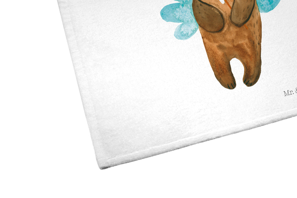 Gäste Handtuch Zahnfee Bär Gästetuch, Reisehandtuch, Sport Handtuch, Frottier, Kinder Handtuch, Bär, Teddy, Teddybär, Zahnfee, Fee, Milchzahn, Erster Zahn