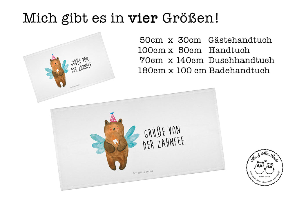 Gäste Handtuch Zahnfee Bär Gästetuch, Reisehandtuch, Sport Handtuch, Frottier, Kinder Handtuch, Bär, Teddy, Teddybär, Zahnfee, Fee, Milchzahn, Erster Zahn